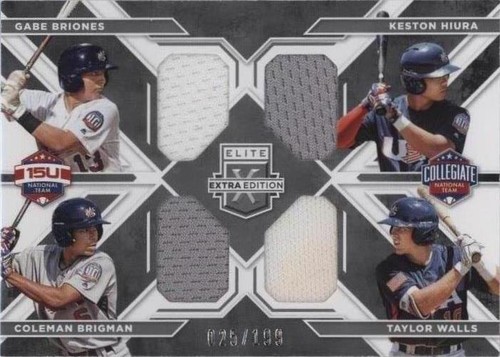 2016 Panini Elite Extra Edition - Coleman Brigman Gabe Briones Keston Hiura #18