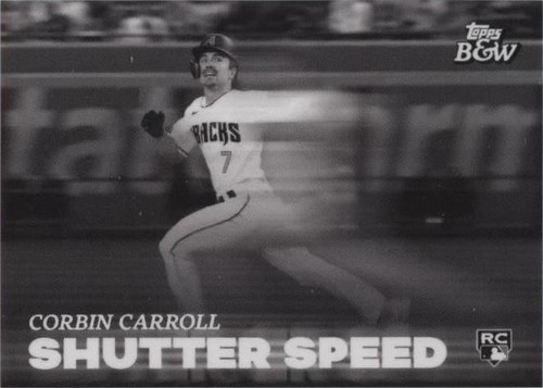 2023 TOPPS CORBIN CARROLL RC AUTO 1988 BLACK Variation~125