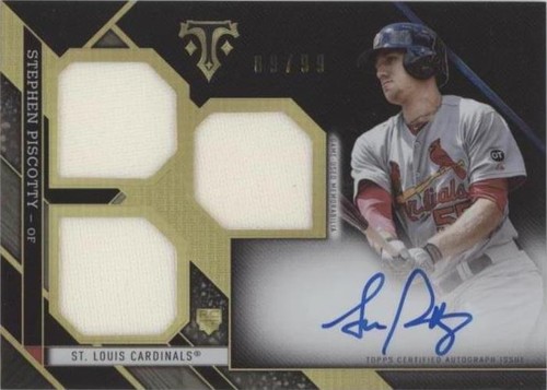 2016 Topps Triple Threads - Stephen Piscotty #RFP-SP