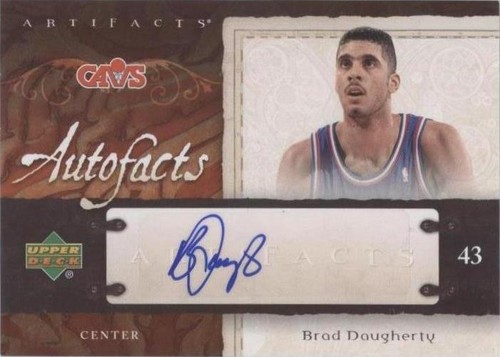 2007-08 Upper Deck Artifacts - Brad Daugherty #AF-BD