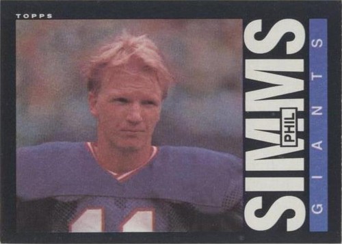 1985 Topps Phil Simms #123