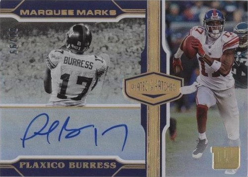 2020 Panini Plates & Patches Plaxico Burress #MM-PB