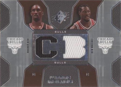 2007-08 SPx - Ben Wallace/Ben Gordon #WMC-WG