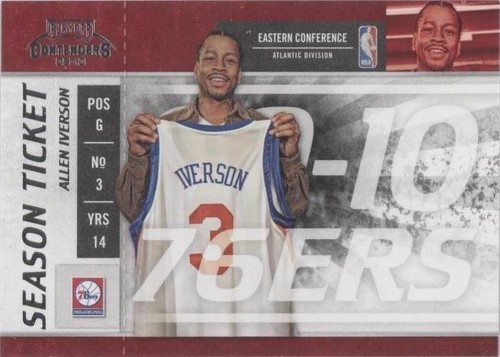 2009-10 Playoff Contenders - Allen Iverson #18