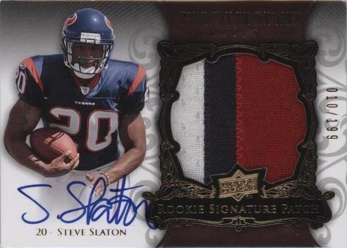 2008 Upper Deck Exquisite Collection Steve Slaton #165