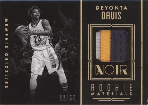 2016-17 Panini Noir - Deyonta Davis #16