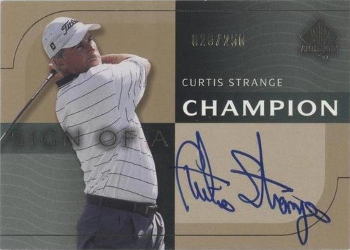 2003 SP Authentic - Curtis Strange #CH-CS