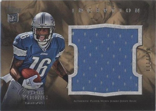 2011 Topps Inception Titus Young #JR-TY