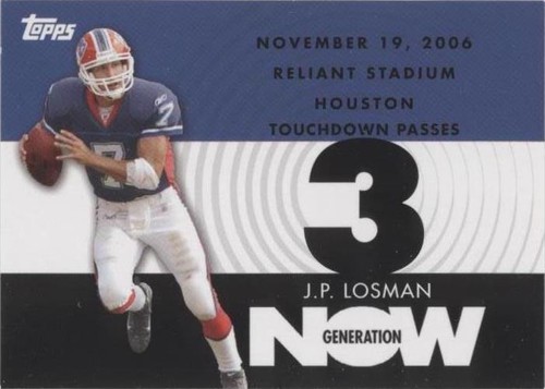 2007 Topps J.P. Losman #GN-JL3