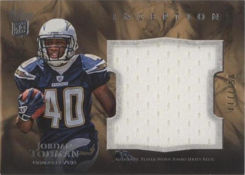 2011 Topps Inception Jordan Todman #JR-JT