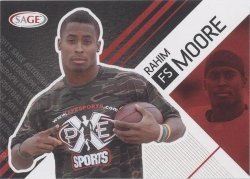 2011 SAGE Autograph Series Rahim Moore #34