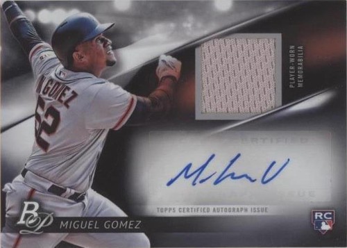 2018 Bowman Platinum - Miguel Gomez #PRAP-MG