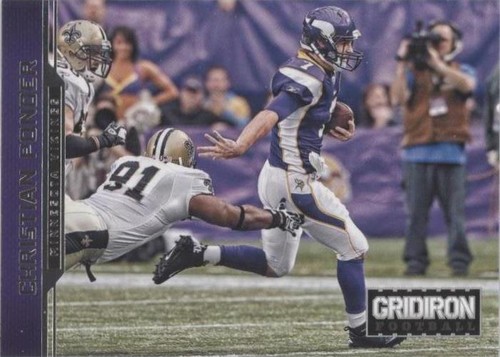 2012 Panini Gridiron Christian Ponder #107