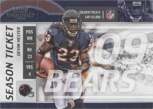 2009 Playoff Contenders Devin Hester #17