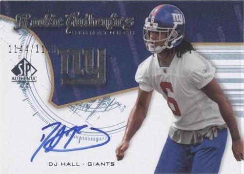 2008 SP Authentic DJ Hall #215