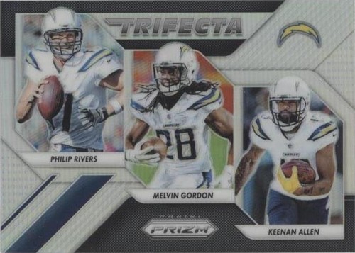 2018 Panini Prizm Keenan Allen Melvin Gordon Philip Rivers #TRI-LAC