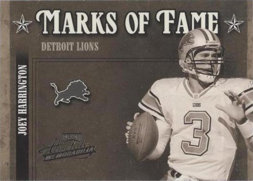 2004 Playoff Absolute Memorabilia Joey Harrington #MOF-15