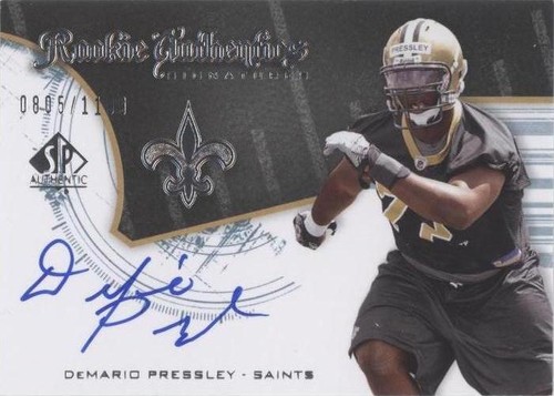 2008 SP Authentic Demario Pressley #219