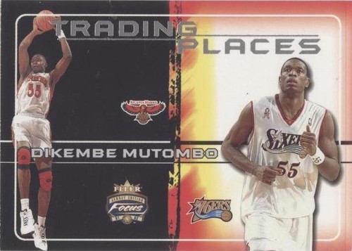 2001-02 Fleer Focus Jersey Edition - Dikembe Mutombo #9 TP