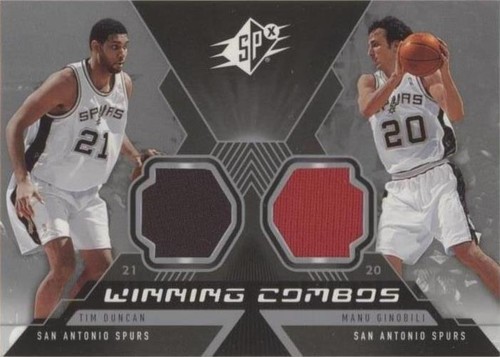 2005-06 SPx - Manu Ginobili/Tim Duncan #WC-DG