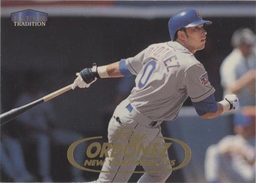Rey Ordonez Signed 1998 Fleer Skybox #32 Baseball Card NY