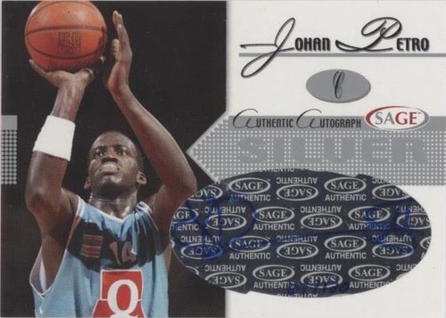 2005-06 SAGE Autographed - Johan Petro #A18