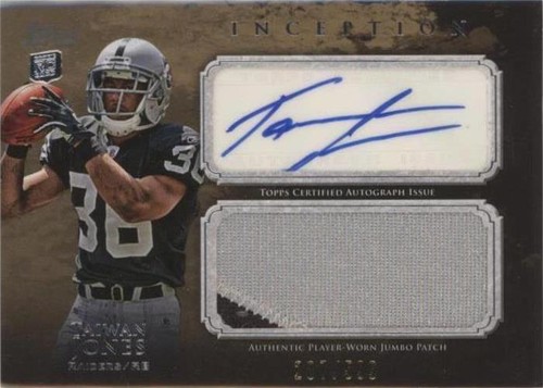 2011 Topps Inception Taiwan Jones #AJP-TJ