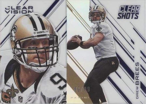 2015 Panini Clear Vision Drew Brees #CS-18