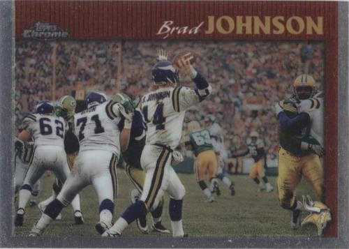 1997 Topps Chrome Brad Johnson #140
