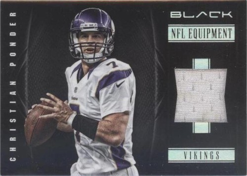2012 Panini Black Christian Ponder #54