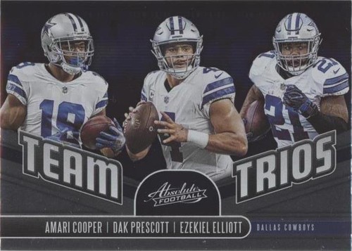 2019 Panini Absolute Amari Cooper Dak Prescott Ezekiel Elliott #TT-DC