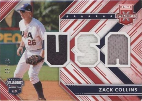 2018 Panini Elite Extra Edition - Zack Collins #USAM-ZC