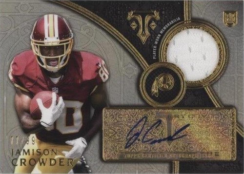 2015 Topps Triple Threads Jamison Crowder #TTRAR-JC