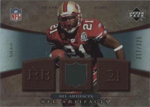 2007 Upper Deck Artifacts Frank Gore #NFL-FG