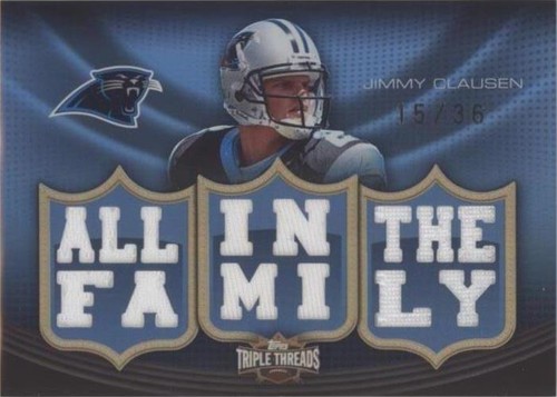 2010 Topps Triple Threads Jimmy Clausen #TTR-8