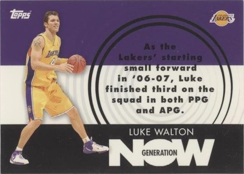 2007-08 Topps - Luke Walton #GN24