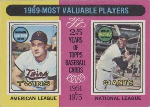1975 Topps - Harmon Killebrew Willie McCovey #207