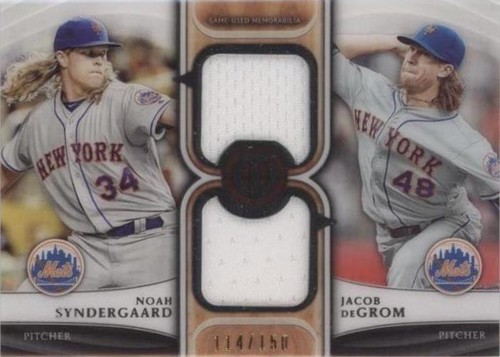 2018 Topps Tribute - Jacob deGrom Noah Syndergaard #DR-SD