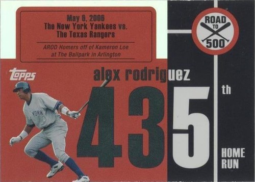 2007 Topps - Alex Rodriguez #ARHR435
