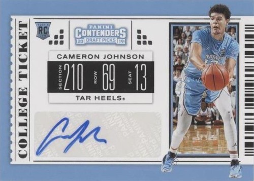 2019-20 Panini Contenders Draft Picks - Cameron Johnson #68