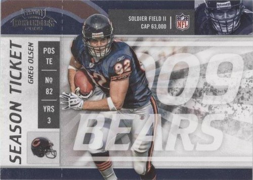 2009 Playoff Contenders Greg Olsen #18