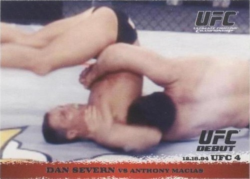 2009 Topps UFC Round 1 - Anthony Macias Dan Severn #2