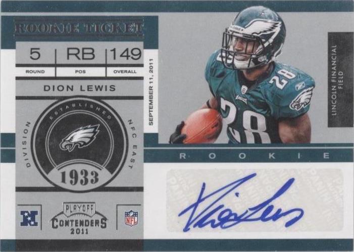 2011 Playoff Contenders Dion Lewis #130