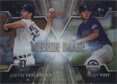 2016 Bowman's Best - Justin Verlander Riley Pint #MI-3