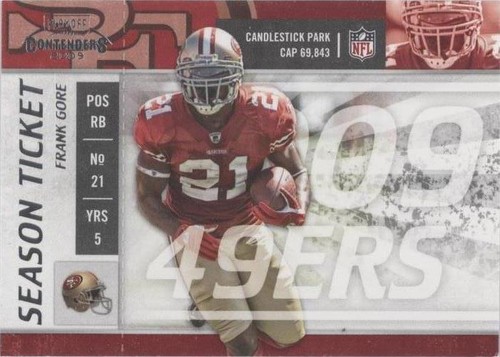 2009 Playoff Contenders Frank Gore #83