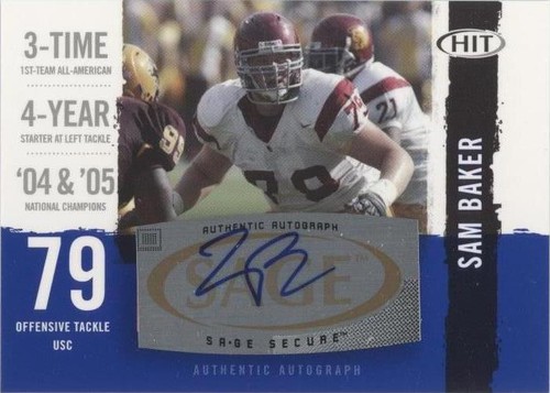 2008 SAGE Hit Sam Baker #A15