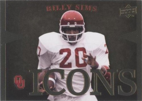 2011 Upper Deck University of Oklahoma Billy Sims #I-SI