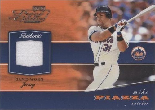 2002 Playoff Piece of the Game - Mike Piazza #POG-59