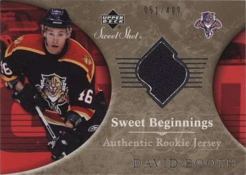 2006-07 Upper Deck Sweet Shot - David Booth #128