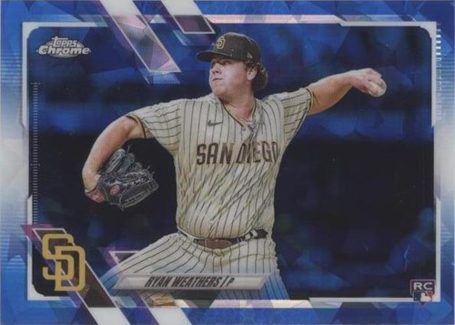 2021 Topps Chrome Sapphire Edition - Ryan Weathers #335